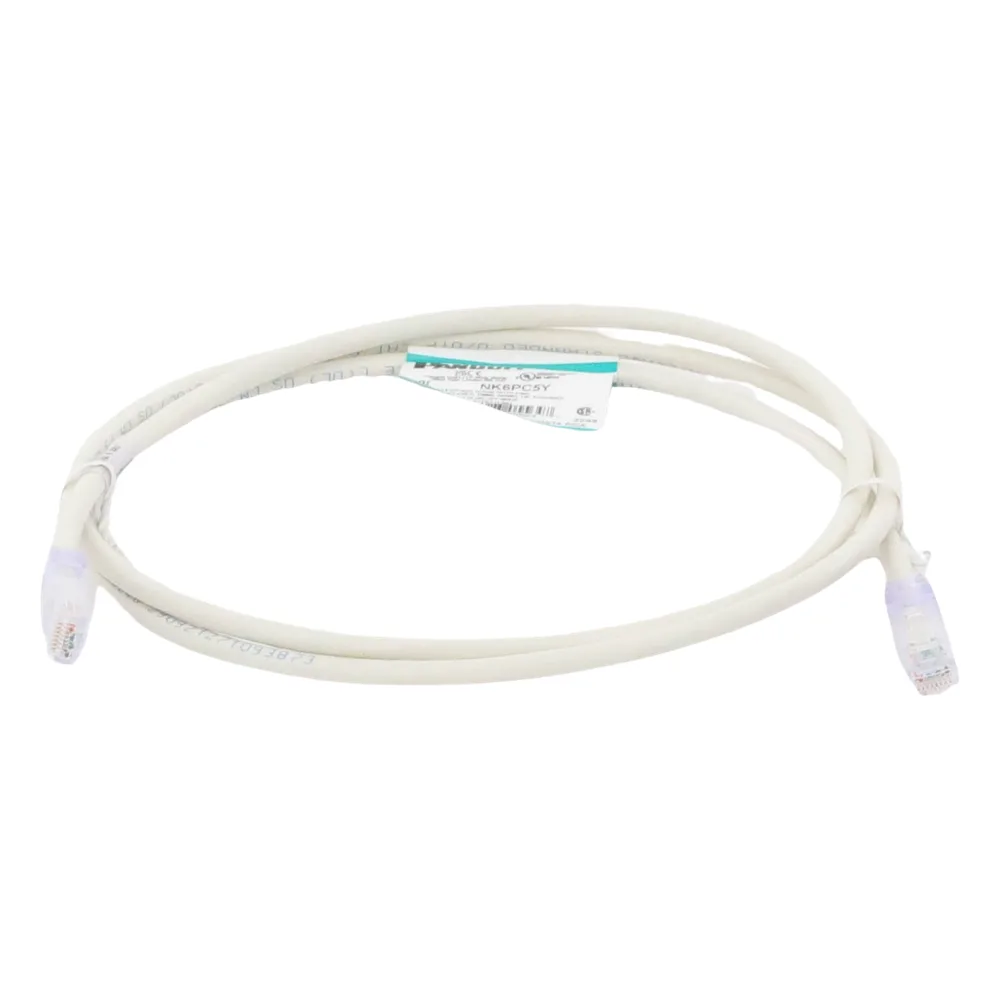 Cable de Parcheo UTP Categoría 6, con Plug Modular en Cada Extremo - 1.5 Metros (4.92 Pies) - Blanco Mate – vista 5