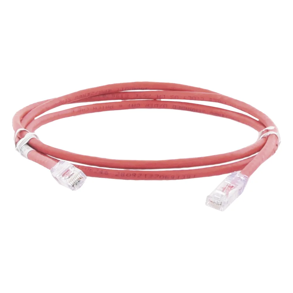 Cable de Parcheo UTP Categoría 6, con Plug Modular en Cada Extremo - 1.5 Metros (4.92 Pies) - Rojo – vista 2