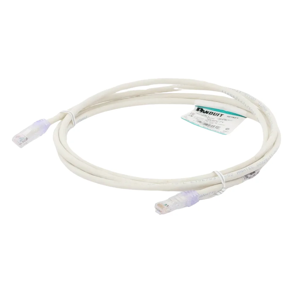 Cable de Parcheo UTP Categoría 6, con Plug Modular en Cada Extremo - 2 Metros (6.56 Pies) - Blanco Mate – vista 2