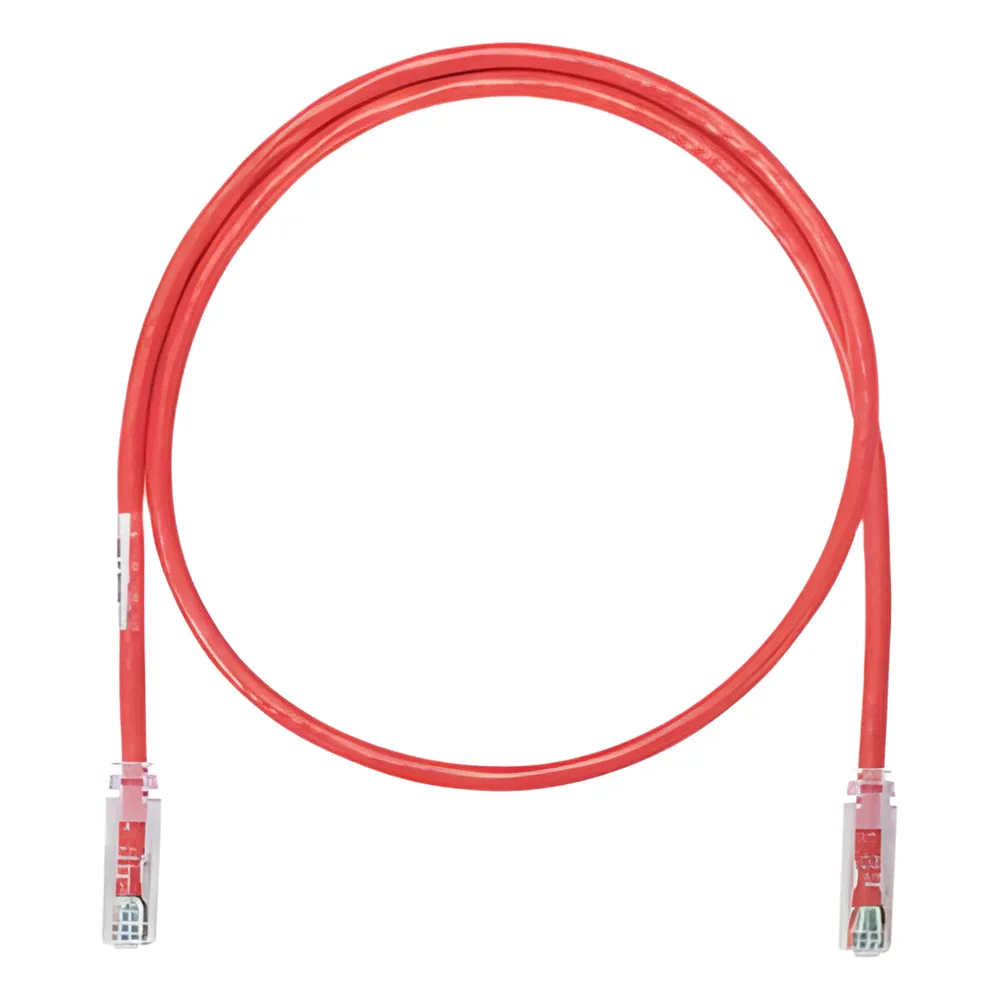 Cable de Parcheo UTP Categoría 6, con Plug Modular en Cada Extremo - 3 Metros (9.84 Pies) - Rojo