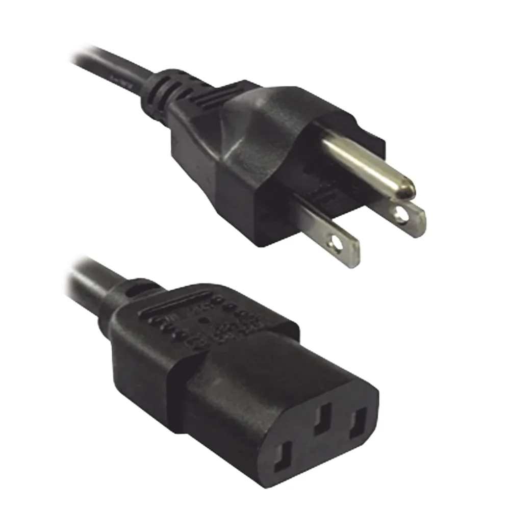 Cable de Poder para Contacto Empotrable TH-CDE-USB-N, 10 A, 125 V