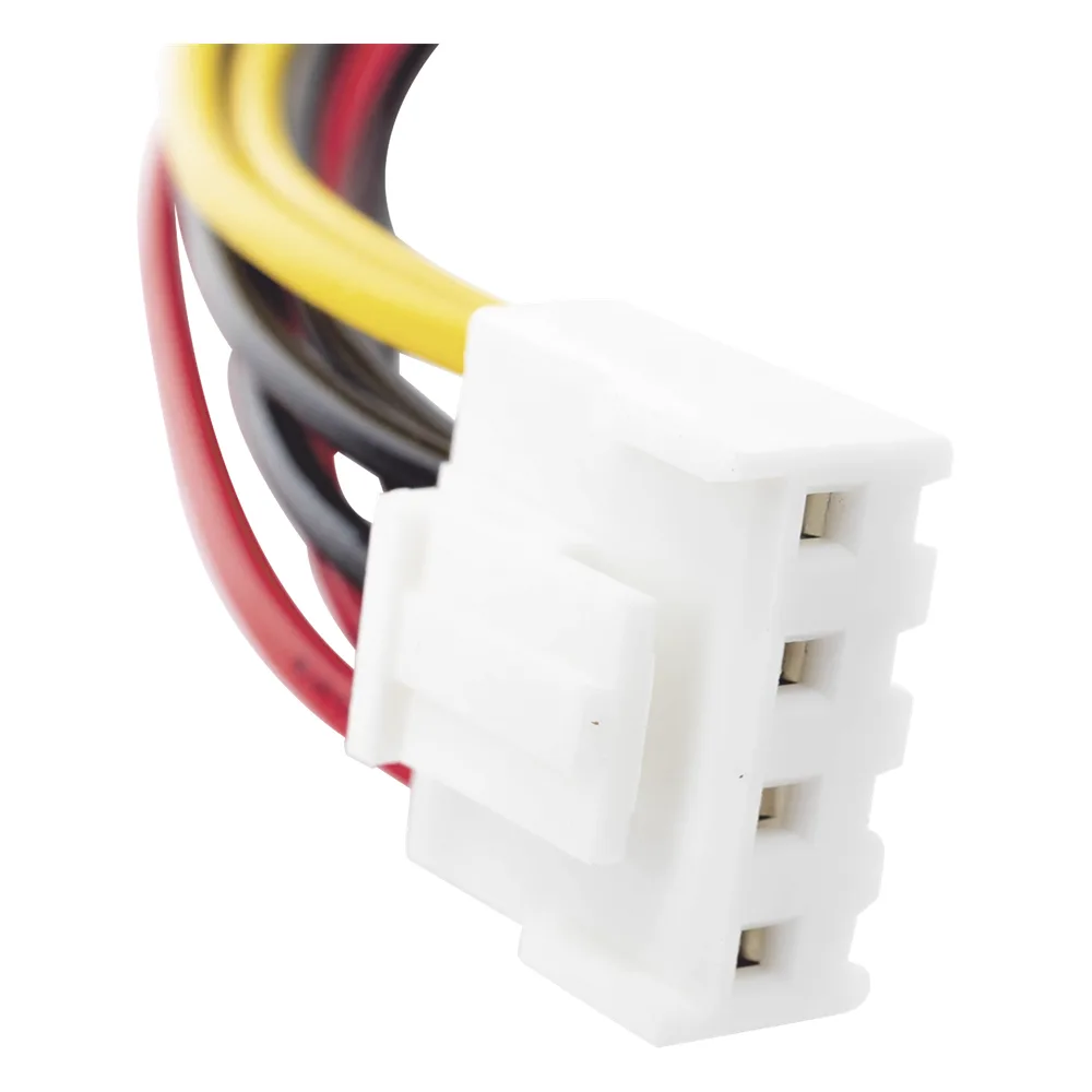Cable Doble de Corriente SATA / Compatible con DVR's epcom / HIKVISION / 25 cms de Longitud – vista 3