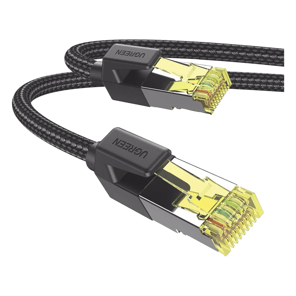 Cable Ethernet Cat7 CLASS F/FTP Redondo con Malla de Nylon 1 Metro (3.28 Pies) – vista 2
