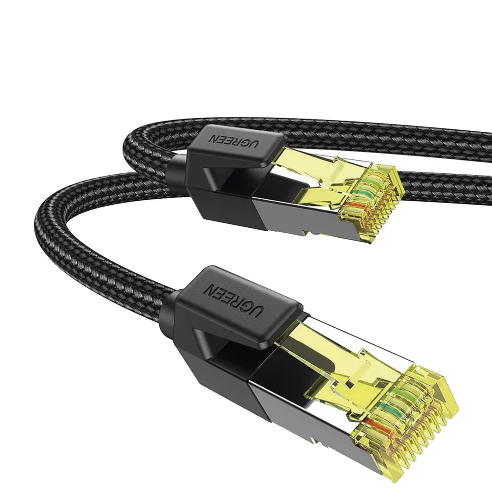 Cable Ethernet Cat7 CLASS F/FTP Redondo con Malla de Nylon 2 Metros (6.56 Pies) – vista 2