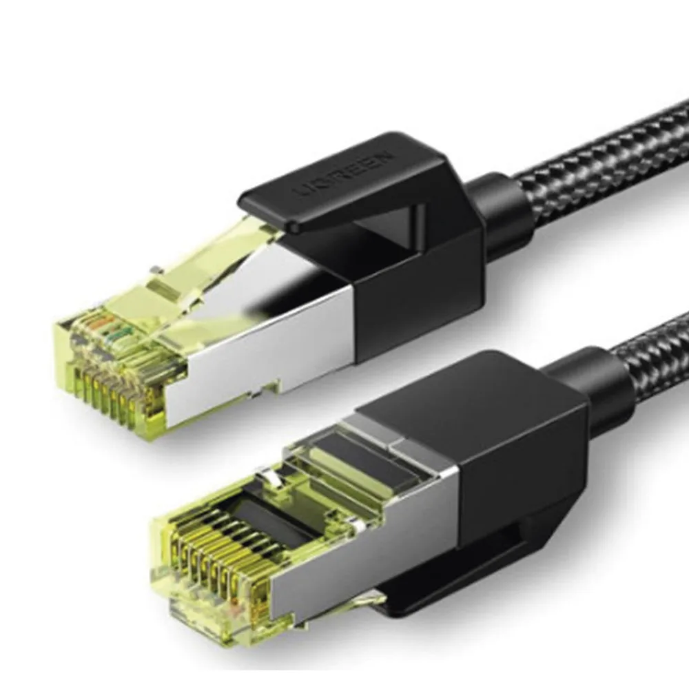 Cable Ethernet Cat7 CLASS F/FTP Redondo con Malla de Nylon 2 Metros (6.56 Pies) – vista 3