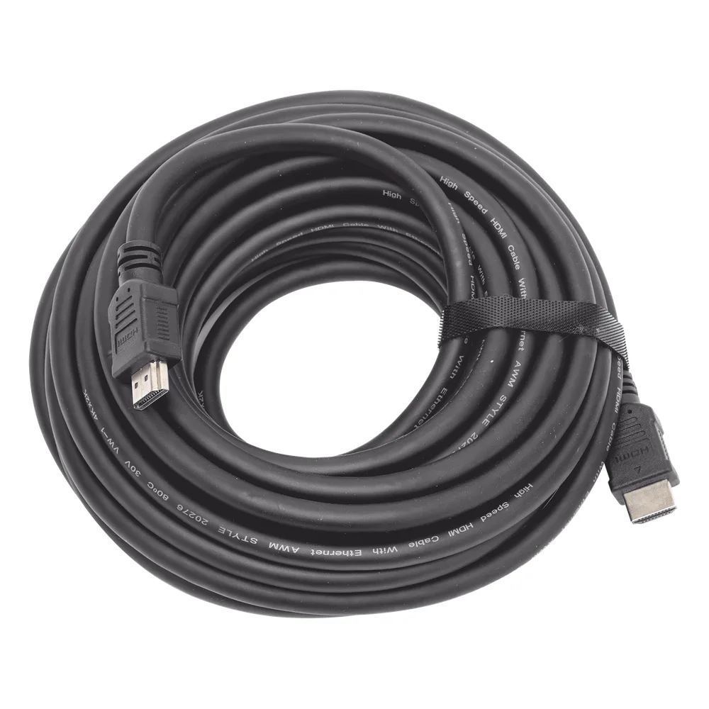 Cable HDMI de 10 Metros (32.81 pies) (High Speed) / Resolución 4K / Soporta Canal de Retorno de Audio (ARC) / Soporta 3D / Blindado para Reducir Interferencia / Chapado en Oro / Alta Resistencia y Durabilidad