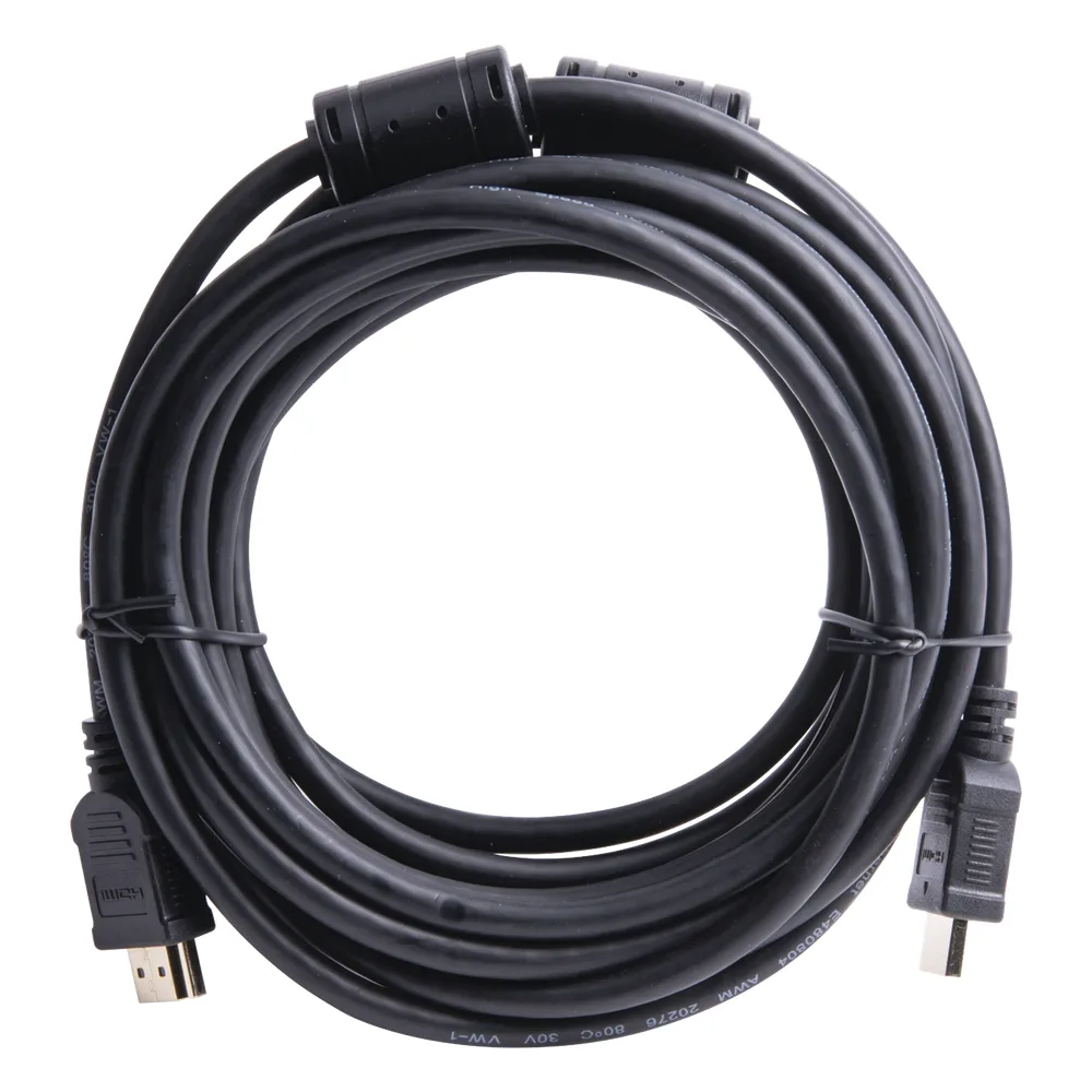 Cable HDMI de 1.8 Metros (5.91 Pies) (High Speed) / Resolución 4K / Soporta Canal de Retorno de Audio (ARC)/ Soporta 3D / Blindado para Reducir Interferencia / Chapado en Oro / Alta Resistencia y Durabilidad – vista 3