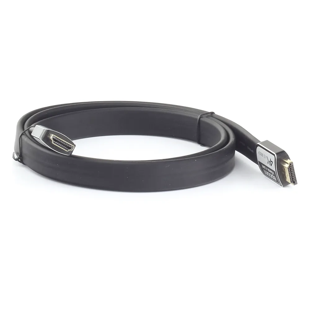 Cable HDMI Versión 2.0 Plano de 1 Metro (3.28 Pies) Optimizado para Resolución 4K Ultra HD – vista 3
