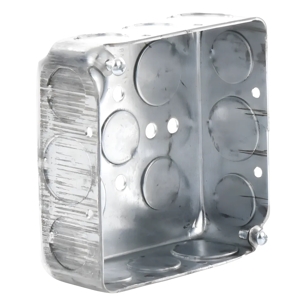 Caja Cuadrada 4 x 4"/ Profundidad 1- 1/2"/ Cuenta con 11 Entradas de 1/2" y 6 de 3/4".. – vista 3