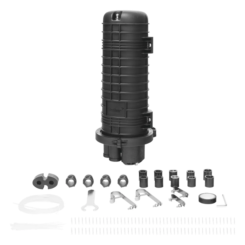 Caja de Distribución de Fibra Óptica Vertical Tipo Domo, Hasta 96 Empalmes, Exterior, IP68 – vista 5