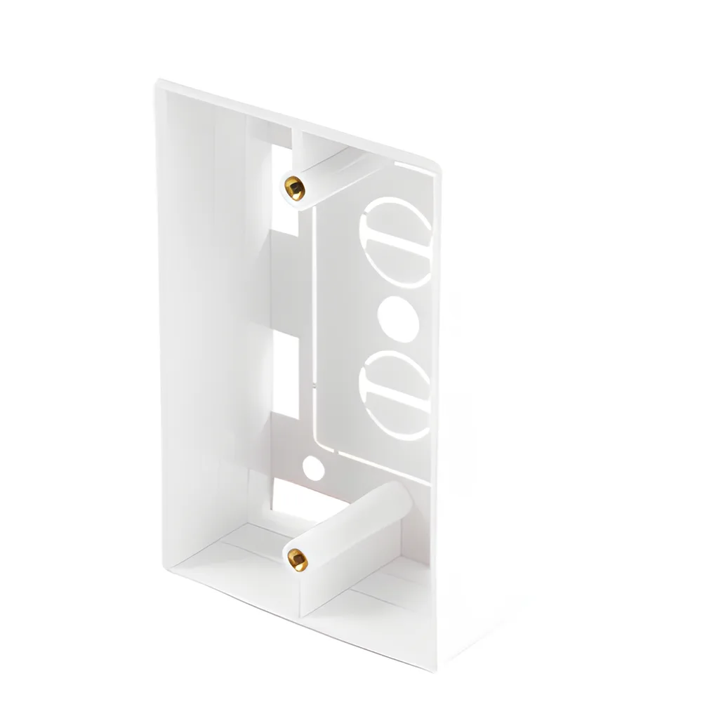 Caja de Pared Universal, Color blanco, Para montaje con Placas de Pared – vista 2