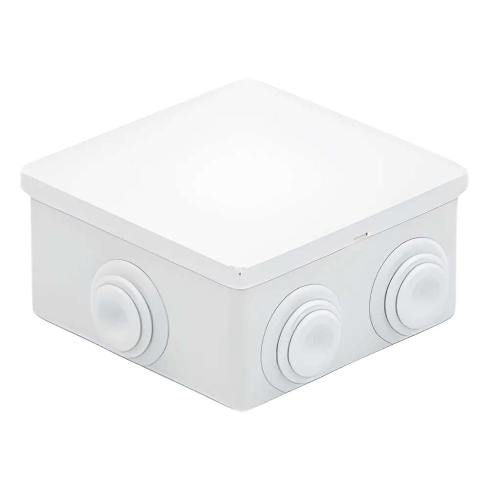 Caja Estanca de PVC Para Derivación y Conexión, 10 Entradas, Tapa con Tornillo de 1/4" de Vuelta, 150x110x70 mm (Área interna), Uso Exterior IP55, Material que no Propaga el Fuego y Libre de Hálogenos – vista 4