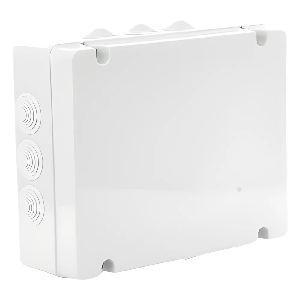 Caja Estanca de PVC Para Derivación y Conexión, 12 Entradas, Tapa Atornillada, 380x300x120 mm (Área interna), Uso Exterior IP55, Material que no Propaga el Fuego y Libre de Hálogenos – vista 5