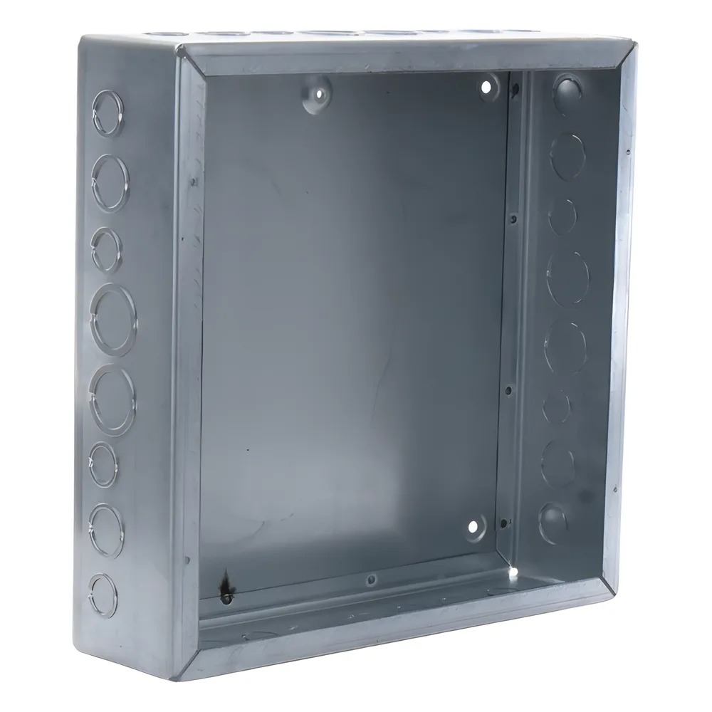 Caja Extra Grande 15"x15"x 4"/ Profundidad 4"/Entradas Laterales - Finales 4 Entradas de 1/2"- 3/4", 2 Entradas de 3/4" - 1" y 2 Entradas de 1"- 1 1/4"/ Incluye tapa / Incluye tapa. – vista 4