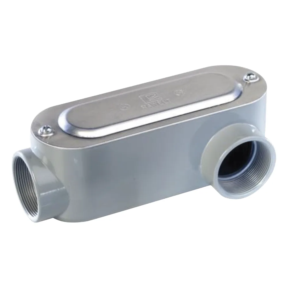 Caja Oval Roscada tipo LL de 1 1/2" (38.1 mm) / Incluye tapa y tornillos.