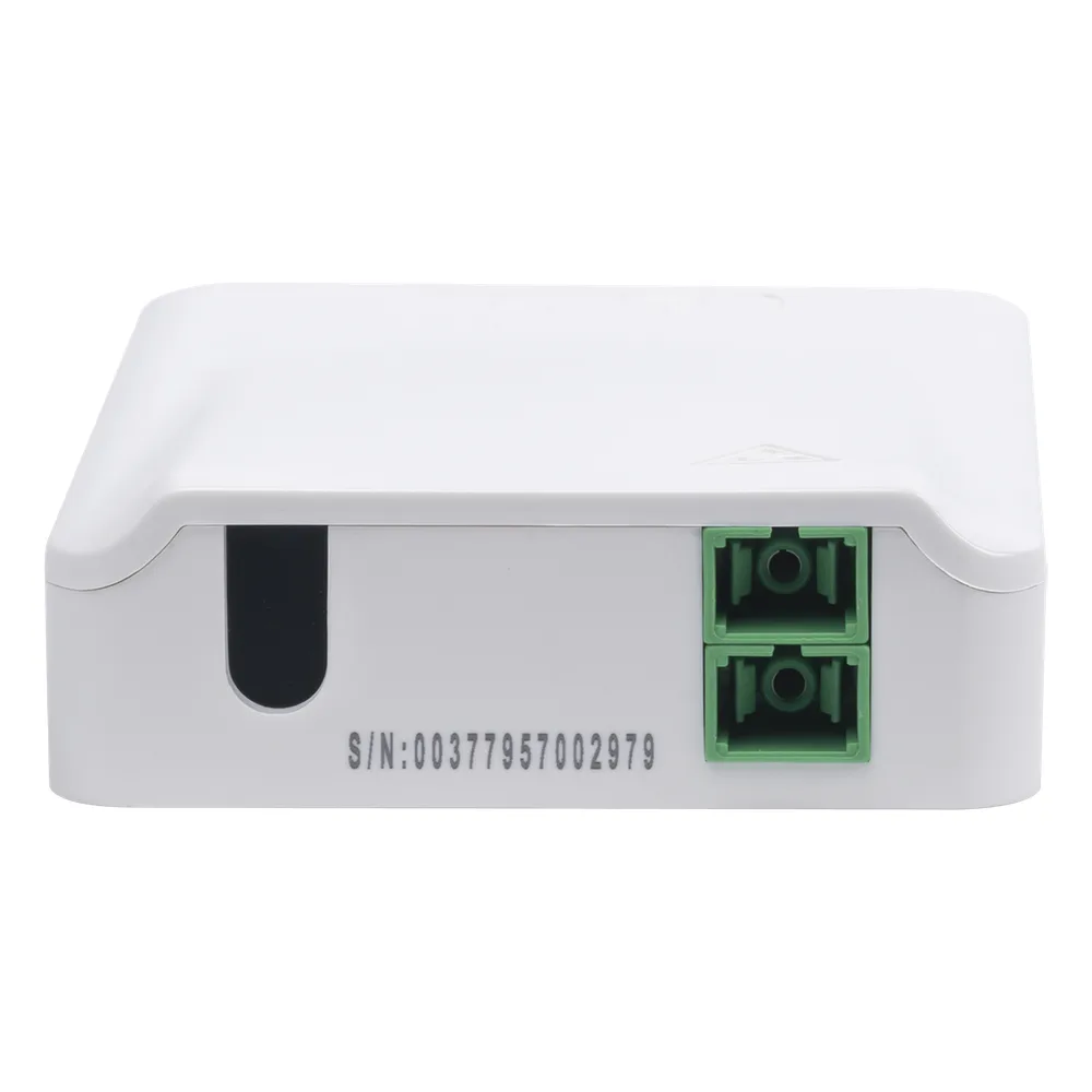 Caja Terminal de Fibra Óptica (Roseta) con 2 Acopladores SC/APC, Blanca – vista 4