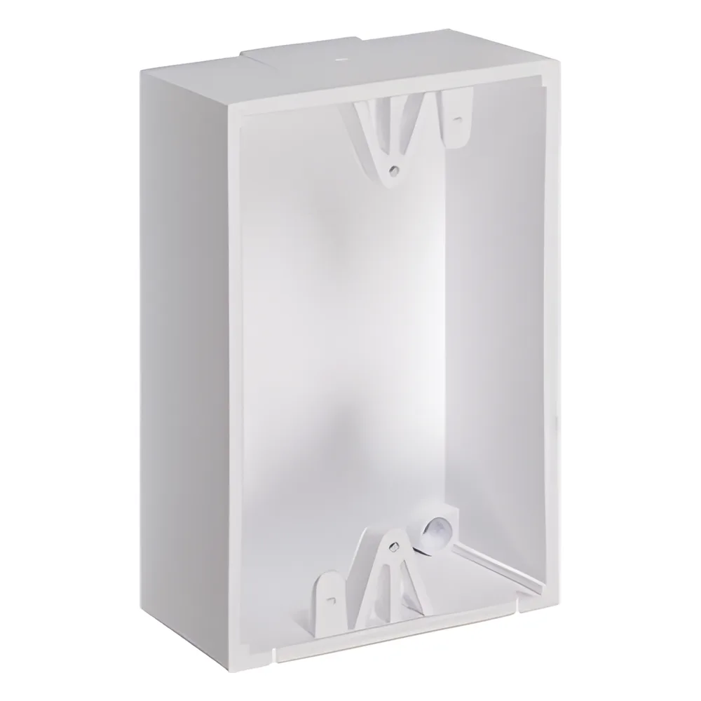 Caja trasera de montaje color blanco para Estaciones de Parada STOPPER