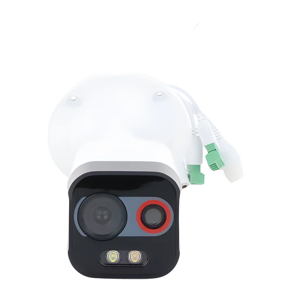 Cámara Bala IP Térmica y Óptica Biespectral / Análisis de Video (VCA) para Protección Perimetral / Clasifica Vehículo y Humano / Térmica 96 x 72 / Óptica 4 MP ColorVu / IP67 / micro SD de 256 GB/ PoE – vista 2