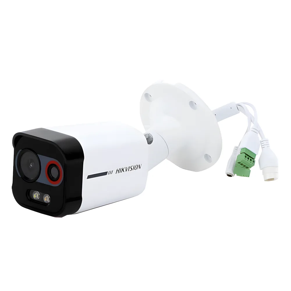 Cámara Bala IP Térmica y Óptica Biespectral / Análisis de Video (VCA) para Protección Perimetral / Clasifica Vehículo y Humano / Térmica 96 x 72 / Óptica 4 MP ColorVu / IP67 / micro SD de 256 GB/ PoE – vista 4