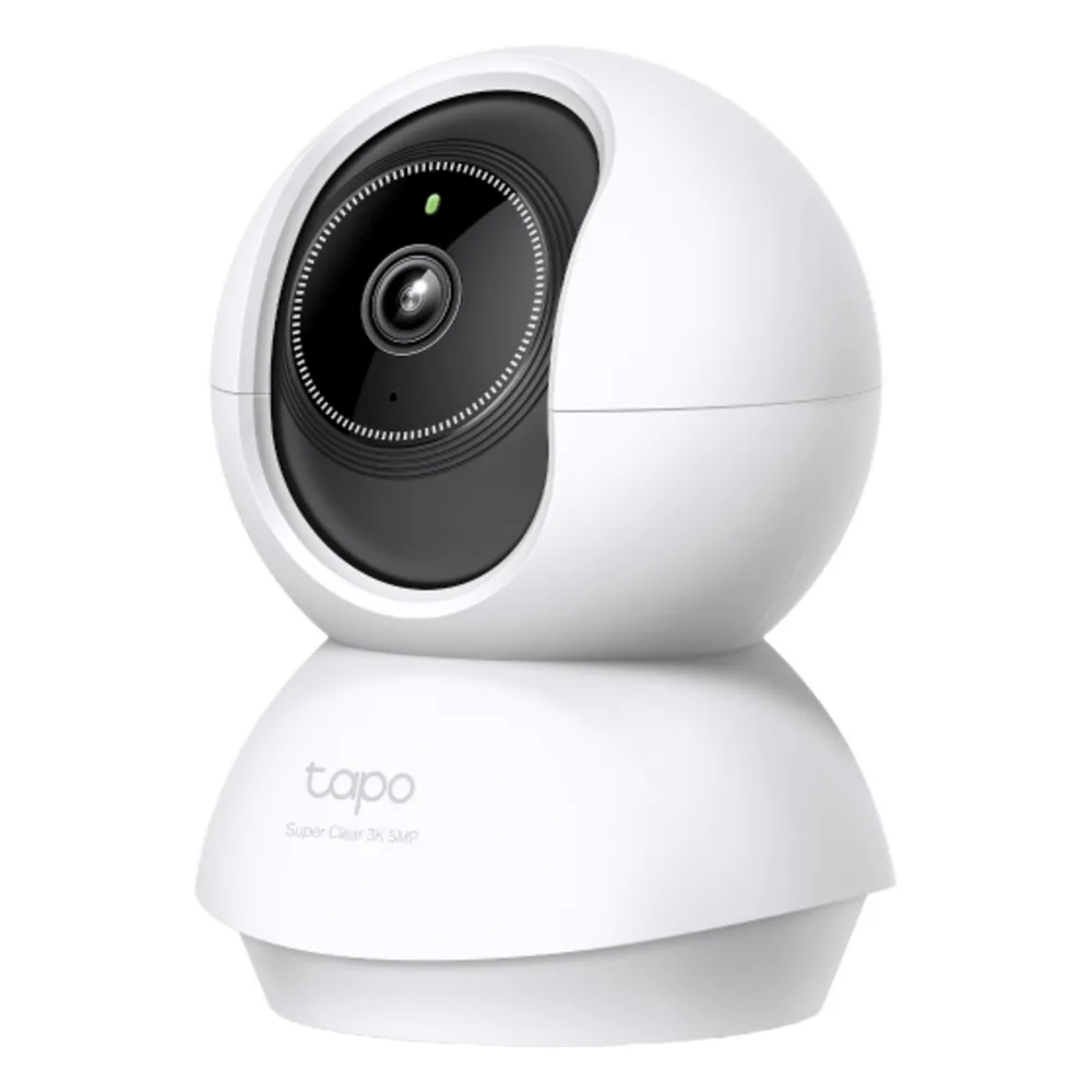 Cámara de Seguridad Doméstica Tapo C230 / 5MP 3K (2880×1620) / 360° Pan-Tilt / Detección Inteligente IA / Visión Nocturna 12 m (40 ft) / Audio Bidireccional / Almacenamiento microSD 512GB / Compatible Alexa y Google H