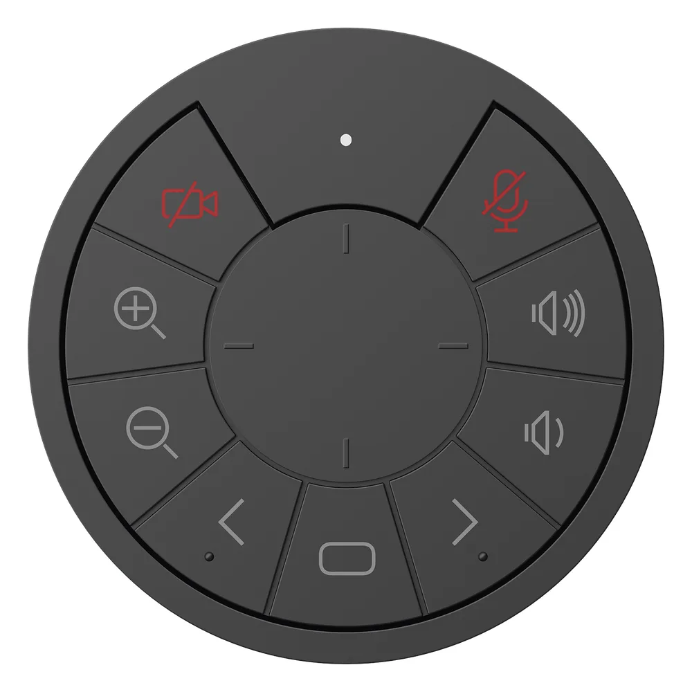 Cámara de Videoconferencia Portátil / Resolución de 2 Megapixel (Full HD) / 4 Micrófonos / Altavoz 5 W / Conexión USB / Control Remoto / Plug and Play  / Movimiento PTZ – vista 4