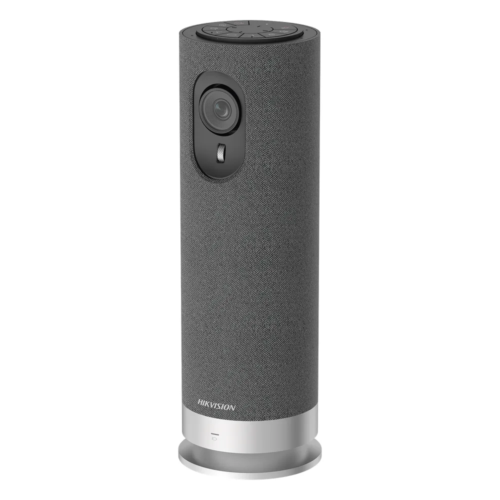 Cámara de Videoconferencia Portátil / Resolución de 2 Megapixel (Full HD) / 4 Micrófonos / Altavoz 5 W / Conexión USB / Control Remoto / Plug and Play  / Movimiento PTZ