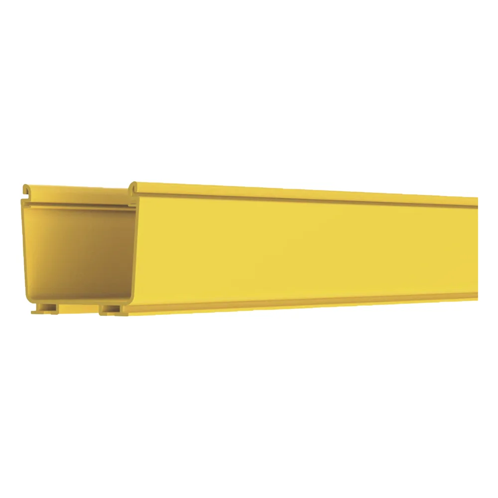 Canaleta FiberRunner™ 4X4, de PVC Rígido, Color Amarillo, 2 m de Largo – vista 3