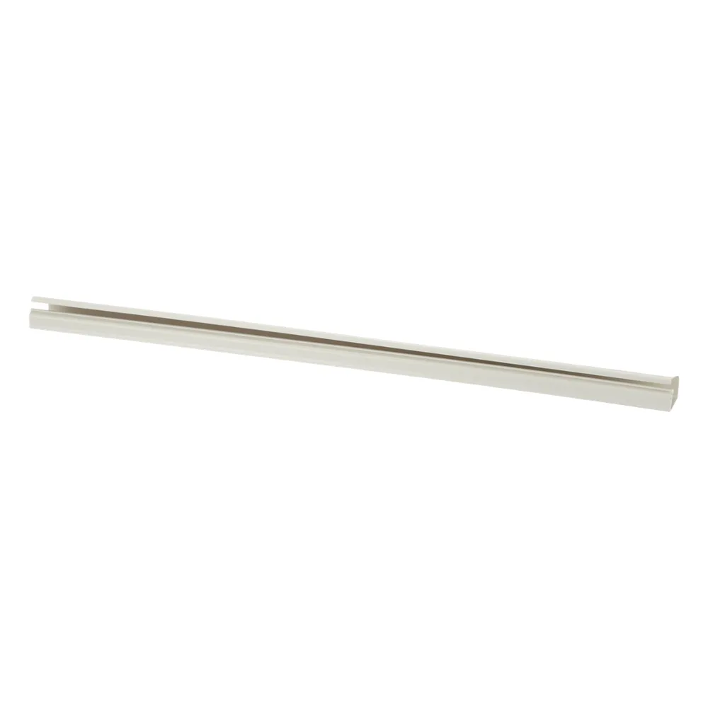 Canaleta LD10 de PVC rígido, con cinta adhesiva para instalación sin herramientas, de 38.4 x 24 x 3048 mm, Color Blanco Mate – vista 2