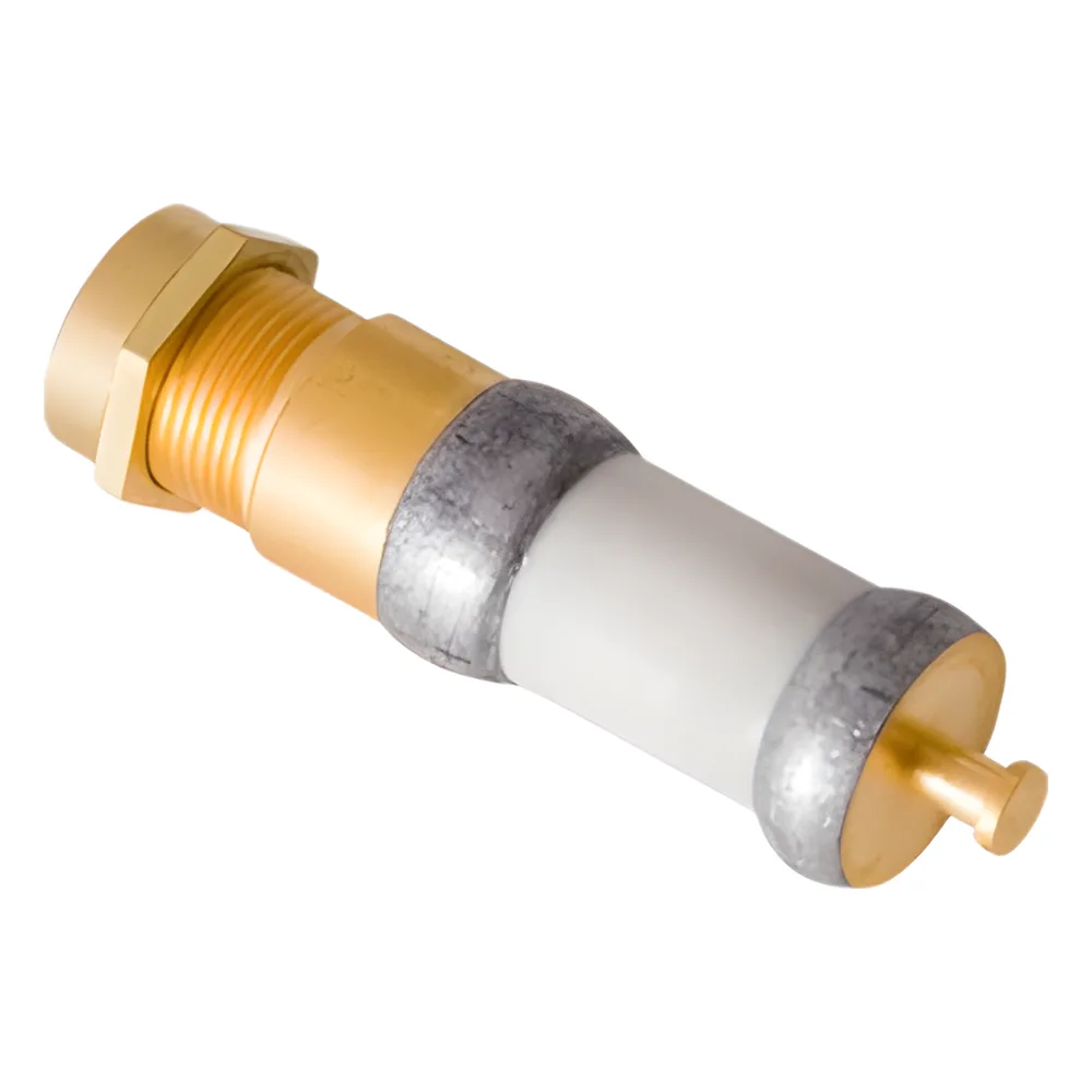 Capacitor Variable Trimmer de Aire, 1-30 pFd. para Ajuste del Rechazo de Banda en Duplexers de VHF (L=17,27 mm).