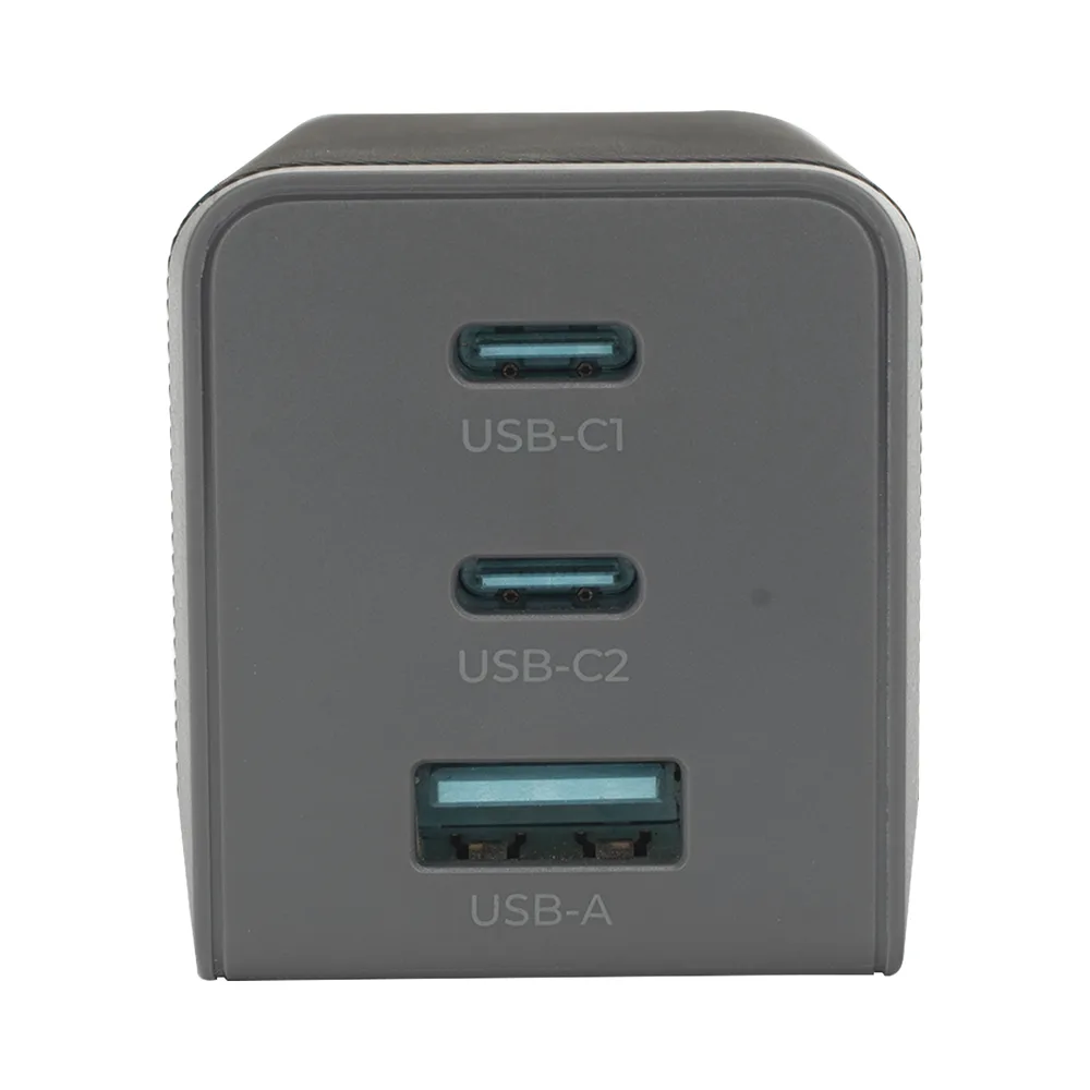 Cargador GaN III 65W / 3 Puertos USB-C y USB-A / PD 3.0 y QC 4.0 / Enchufe Plegable / Protección Integral 6 Capas / Powered by EZVIZ – vista 4