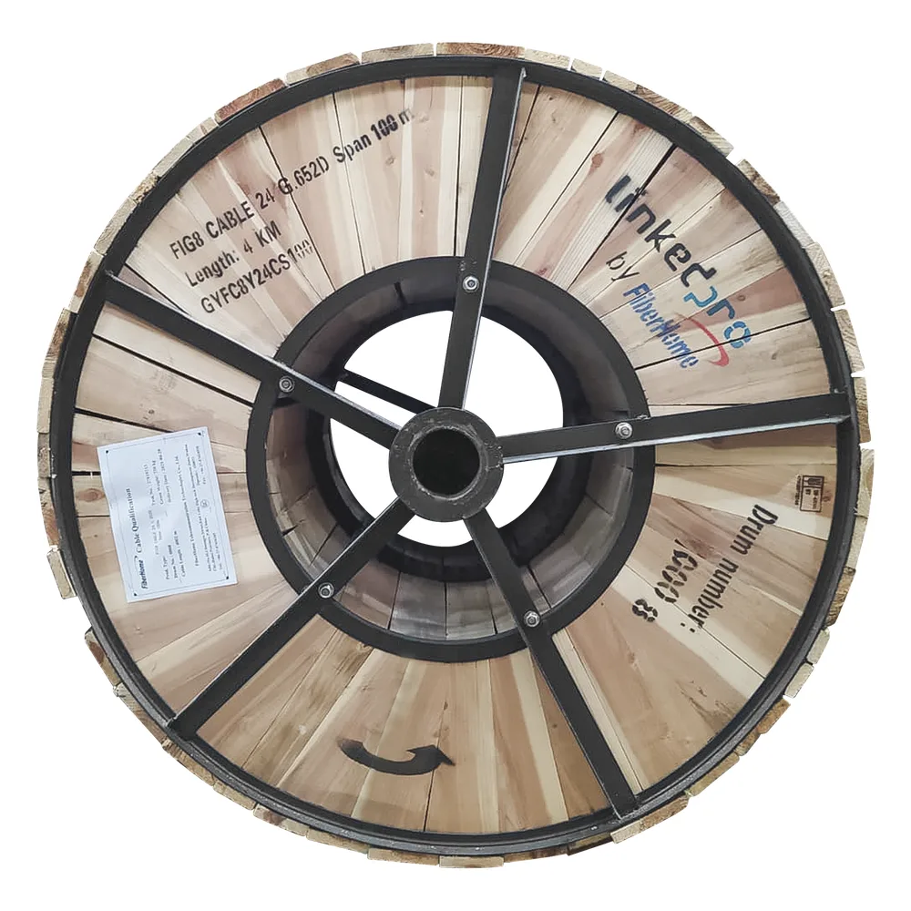 Carrete de 4 km de Fibra Óptica Aérea Figura 8 G.652D, Monomodo de 24 Hilos, Exterior, Span 100, Loose Tube – vista 2