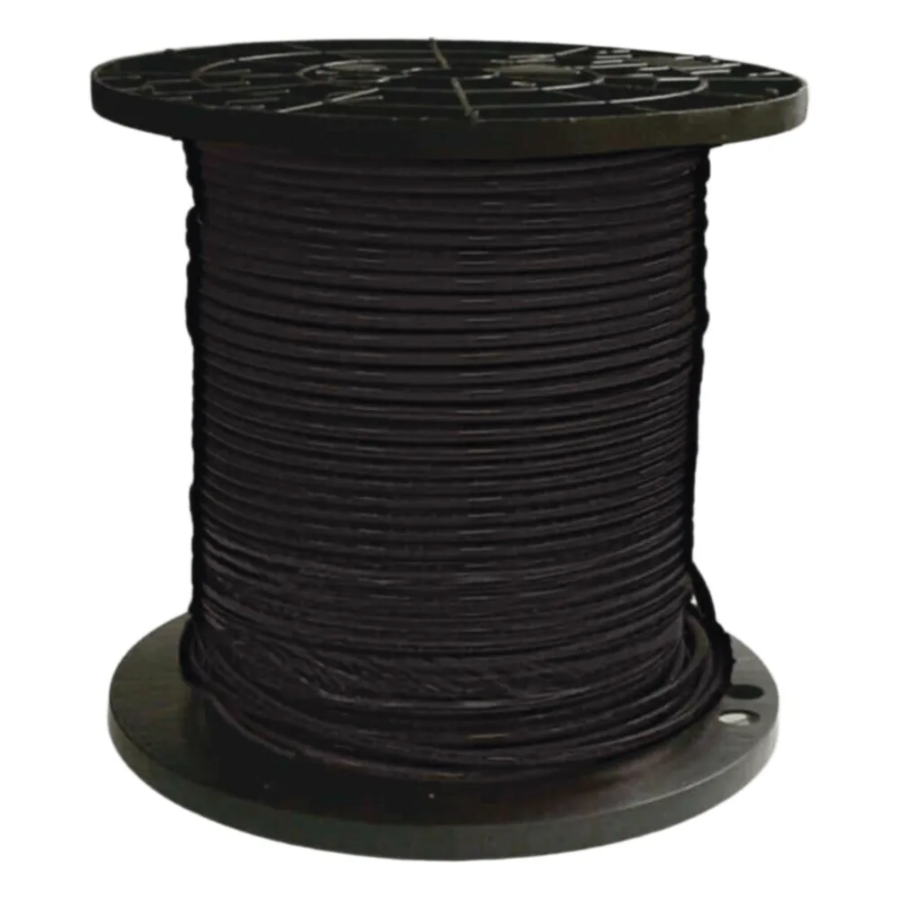 Carrete de 500 metros / Cable Fotovoltaico / Negro / Recubrimiento XLPE / 6mm² / 10 AWG / Hasta 1,800 Vcc