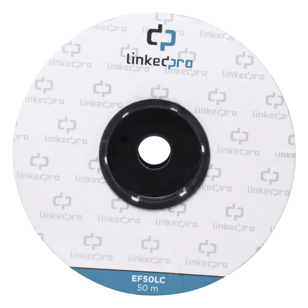Carrete de Fibra Óptica Monomodo con Conectores LC-LC Duplex, Reforzada con Kevlar, de 50 Metros (164.04 Pies), Para Instalaciones Subterráneas por Tubería – vista 2