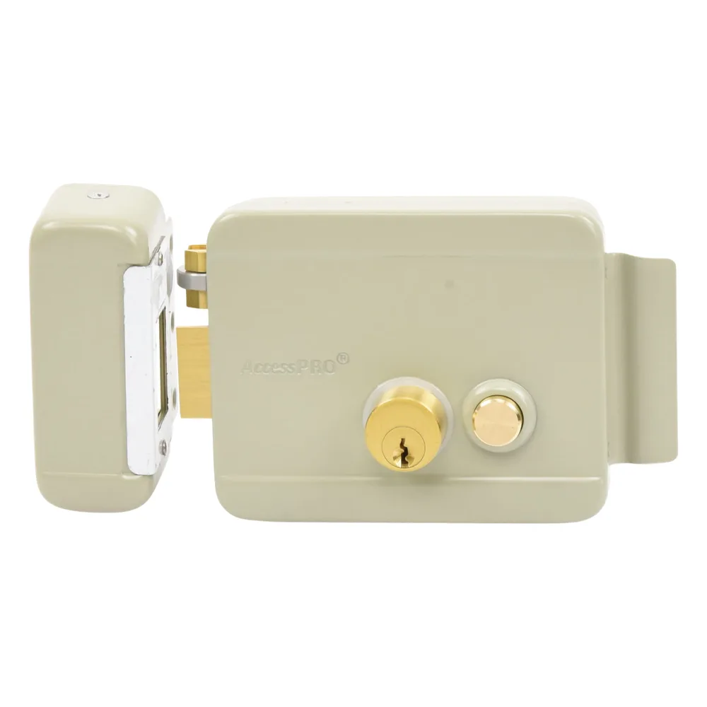 Cerradura Eléctrica con Botón de Salida / Incluye Llave  / Exterior / Izquierda – vista 4