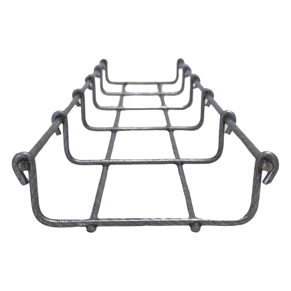 Charola Bimetálica Tipo Malla 33/100 mm, Ideal Para Utilizarse al Exterior o Zonas Húmedas, Hasta 53 Cables Cat6, Tramo de 3 Metros
