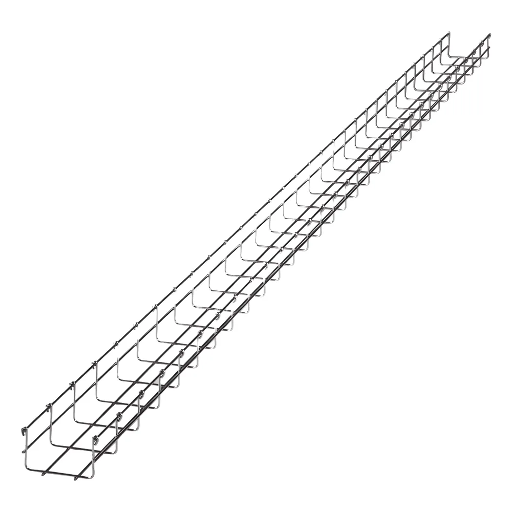 Charola Tipo Malla 66/100 mm, Acabado Electro Zinc, Hasta 105 Cables Cat6, Tramo de 3 Metros – vista 3