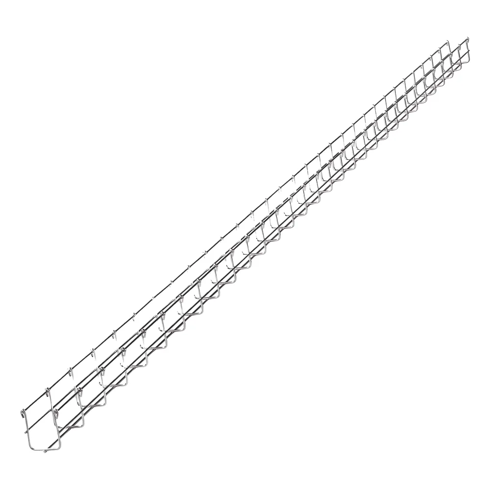 Charola Tipo Malla 66/50 mm, Acabado Electro Zinc, Hasta 53 Cables Cat6, Tramo de 3 Metros – vista 3