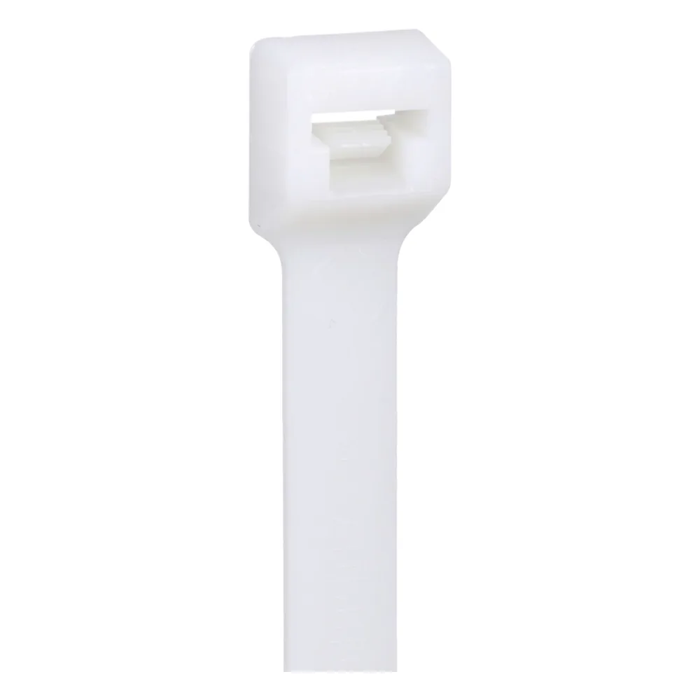 Cincho de Bloqueo de Nylon 6.6, Color Natural, 142 mm largo x 2.5mm ancho, sección transversal en miniatura, 1000 piezas – vista 3