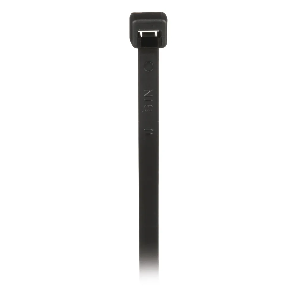 Cincho de Nylon 6.6, 203mm largo x 3.6mm ancho, Color Negro. Paquete de 1000 Piezas – vista 3