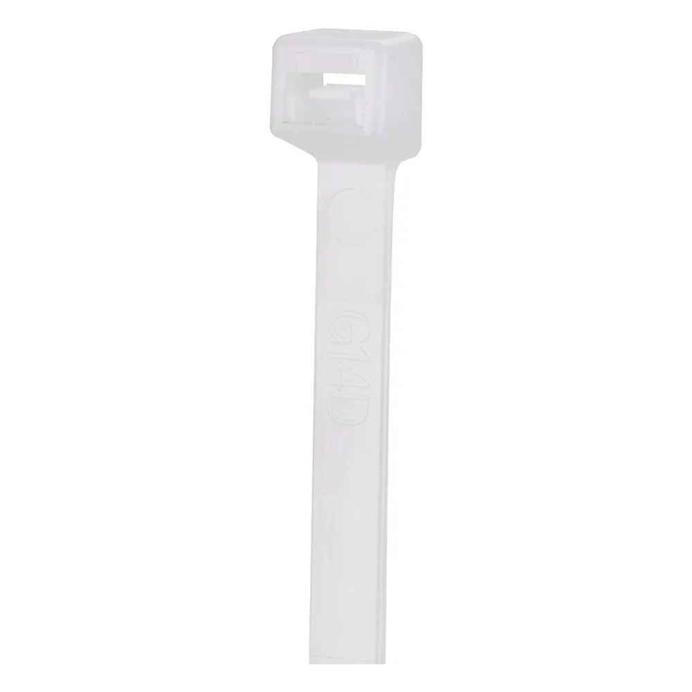 Cincho de Nylon 6.6 StrongHold™, 160mm largo x 2.5mm ancho, Color Natural, Plenum, Paquete de 100pz
