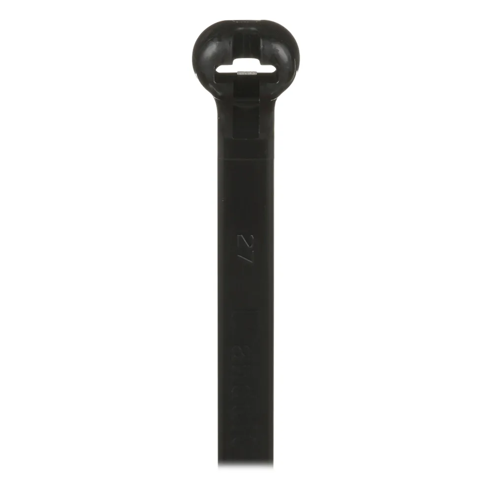 Cincho Dome-Top Nylon 6.6, 378mm largo x 7mm ancho, Color Negro. Paquete de 250 piezas