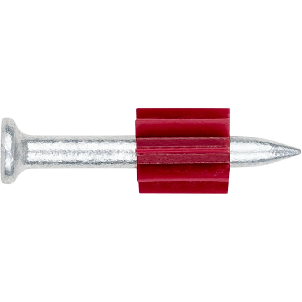 Clavo estándar con arandela de goma / Diámetro de 3.8 mm x 1" / Caja con 100 piezas /