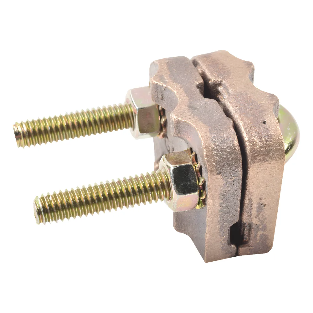 Conector Antivandalico de Varilla 5/8" a Cable Calibre 4 (Cuatro) a 3/0 (Triple Cero).
