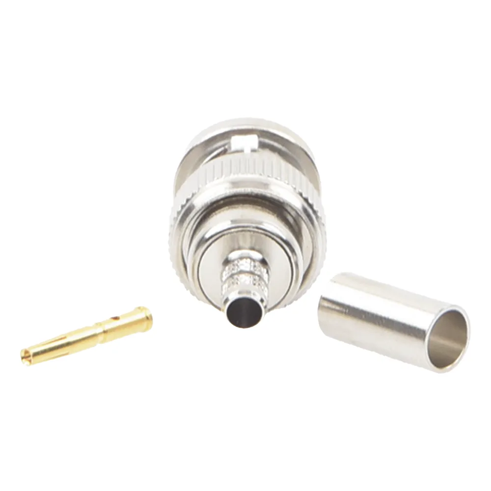 Conector BNC Macho Inverso, de anillo plegable para cables RG-58/U, RG-142/U. – vista 4