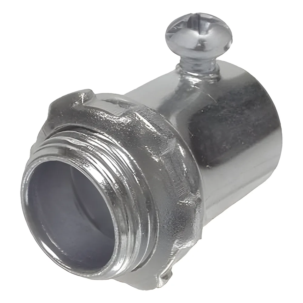 Conector de 1 1/2" (38 mm) para Pared Delgada con Tornillo.