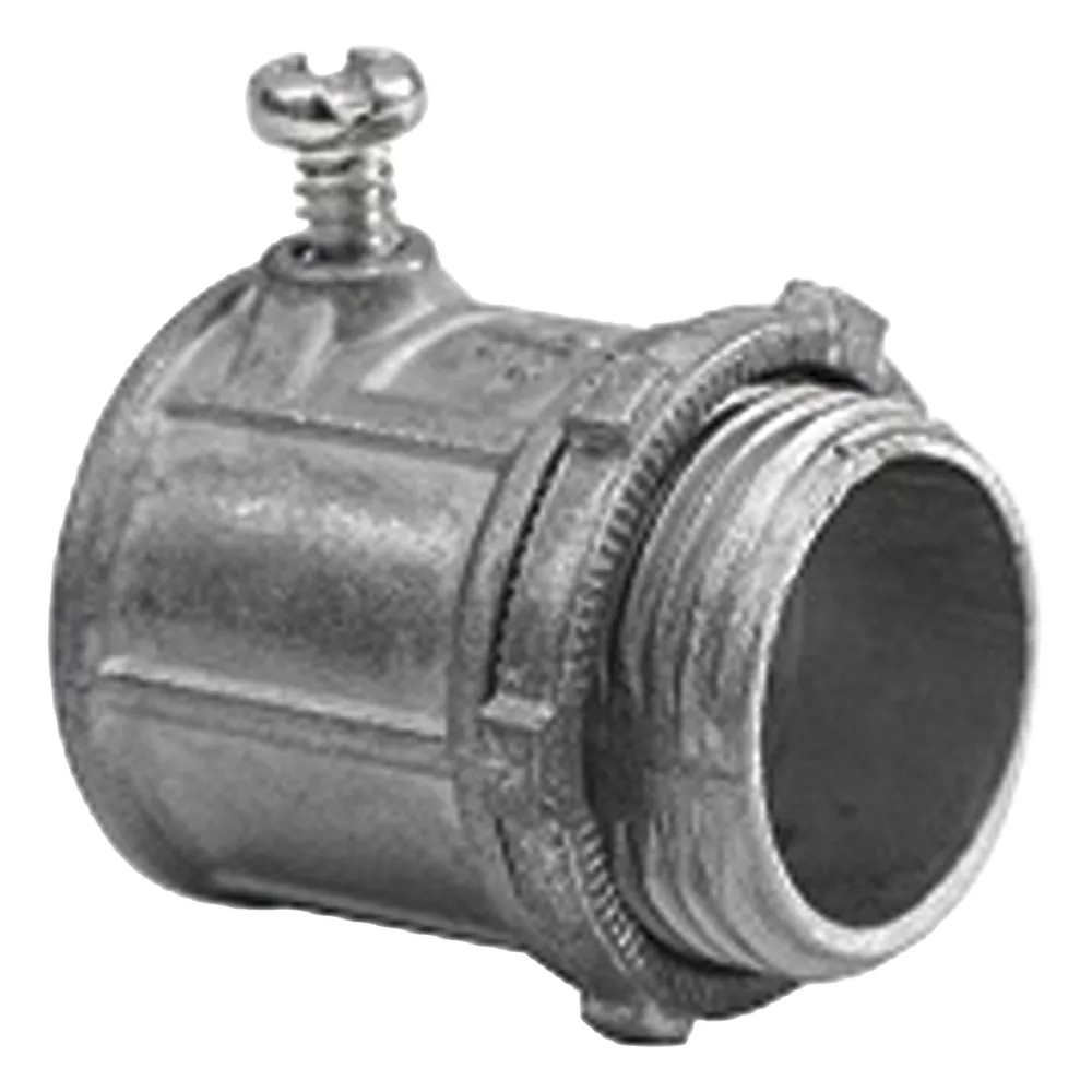 Conector de 1/2" para Tubo Pared Delgada con Tornillos Opresores.
