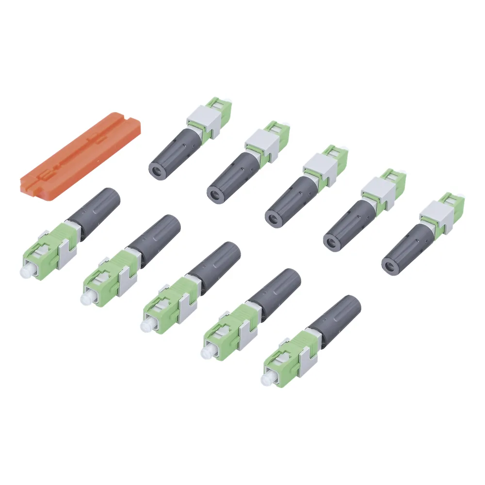 Conector Mecánico Monomodo SC/APC Pre-pulido 3 mm (Bolsa con 10 Piezas)