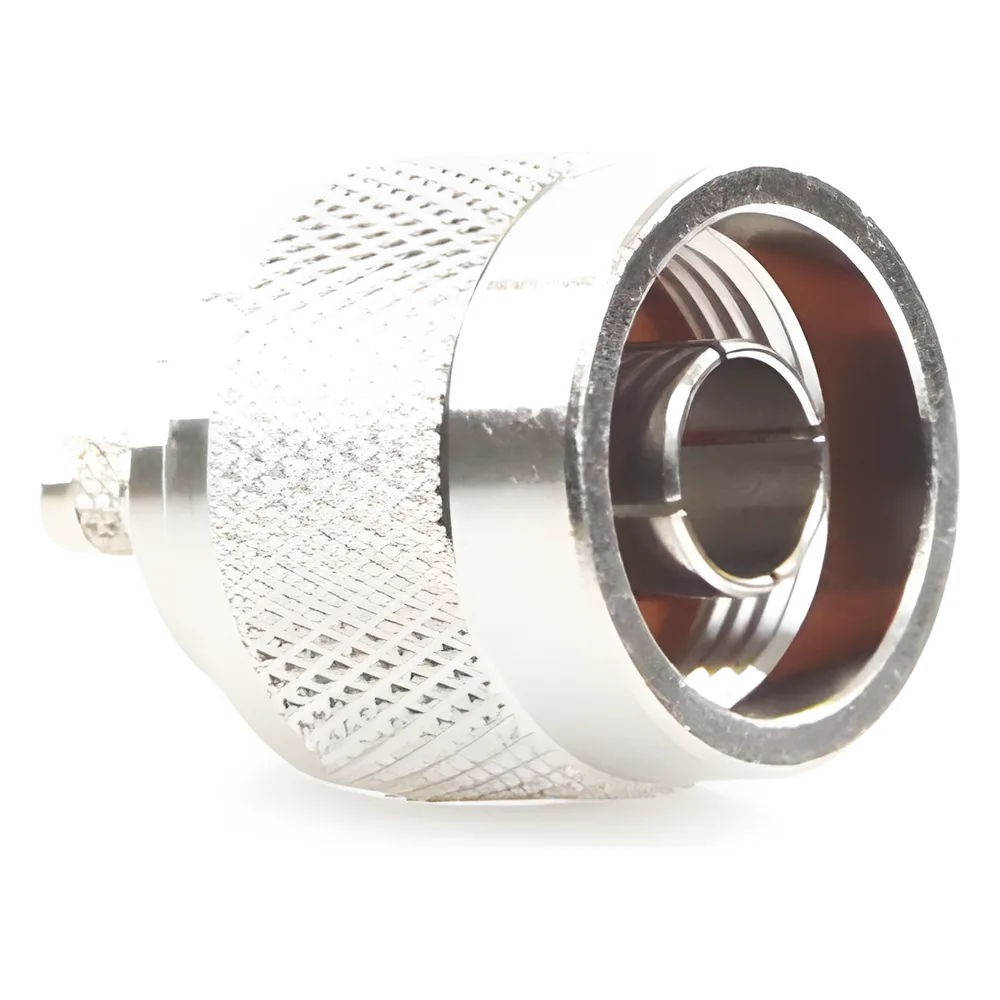 Conector N Macho de Anillo Plegable para Cables Coaxiales LP-142, LP-195, RG-58/U, RG-142/U, LMR-195, Níquel/ Oro/ Teflón.â€&lsaquo; – vista 2