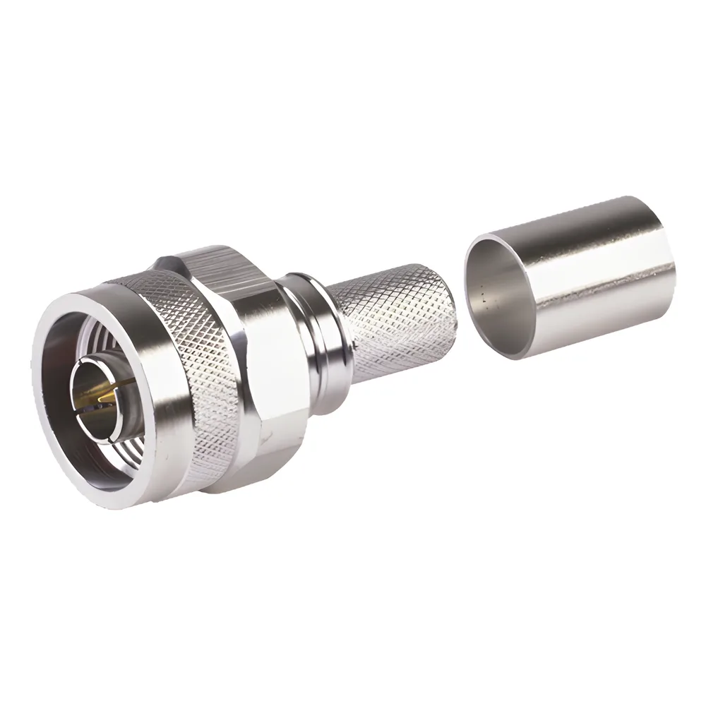 Conector N Macho Plegable Hex. con Pin Cautivo para cables Tipo RG8