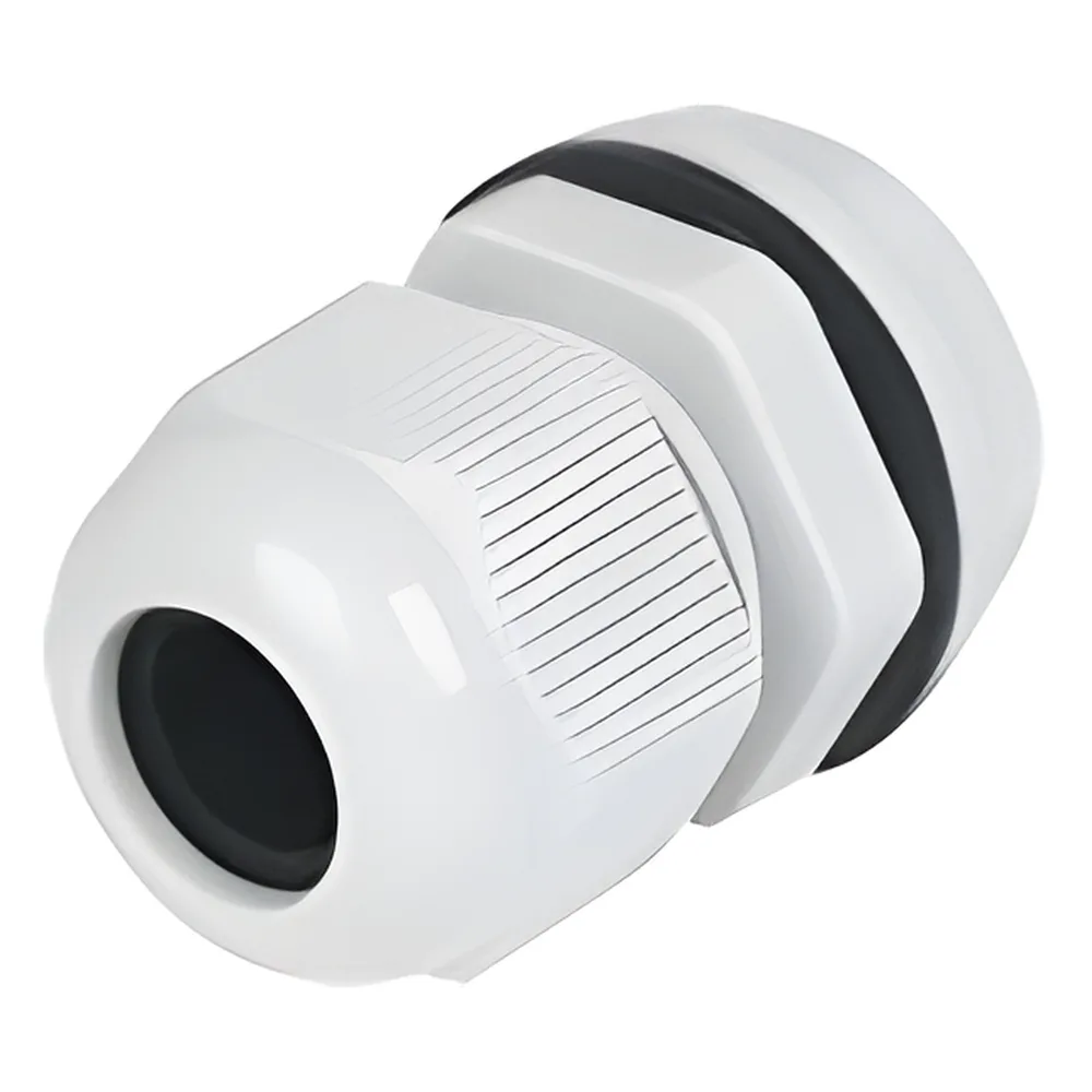 Conector Plástico Tipo Glándula para Cable de 12 a 15 mm de Diámetro.